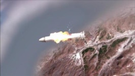2분 지나 1차 폭발, 하강 때 2차 폭발 ‘산산조각’