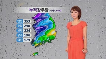 폭염 속 갑작스런 호우로 광주와 전남 지역 침수 피해 발생(rendered in 65(100) characters)