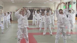 외국 학생들 “택견 배우러 왔어요!”