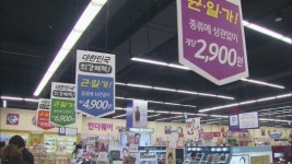 정부, 뛰는 물가 고삐 잡기…유통업체 ‘할인’