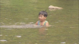 폭염잊은 얼음 피서지