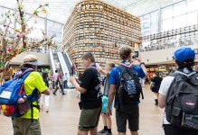 [포토] 잼버리 대원들 별마당도서관 멋지네