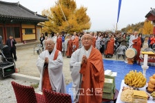 익산 백운사, 삼존불 이운법회 성료