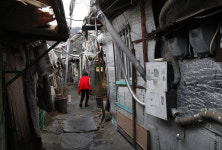 겨울비와 함께한 서울 구룡마을 자비나눔