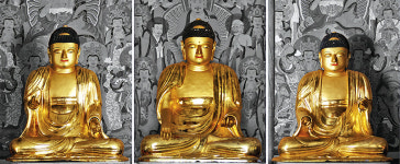 [이야기가 있는 조선시대 불상]   ② 논산 쌍계사 대웅전 석가여래 삼불상