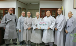 선재스님, 중앙승가대 발전기금 2천만원 쾌척