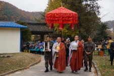 최전방 호국전진사에 평화의불을 밝히다