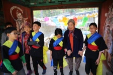 부산 광명사, 어린이가 함께하는 경로잔치