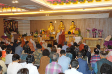 금강불교대학 원광사, 삼존불점안 및 개원식 봉행