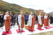 백제불교회관, 보령 성주사지에서 수계식