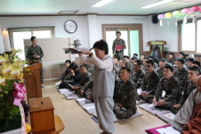 정읍 군부대 105연대 호국사 봉축법회 열어