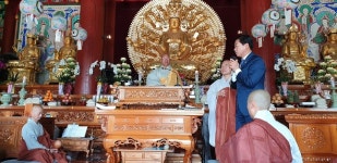 해운정사 신도회장에 정정복 부산불교신도회장 취임