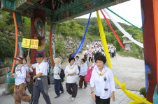 한국불교대학대관음사 무일선원 일주문 단청불사 낙성식