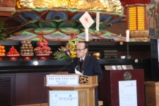 부산 동명불원, 대웅전 삼존불 개금불사 회향