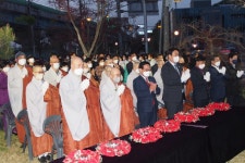 칠곡군봉축委, 봉축탑점등식 개최