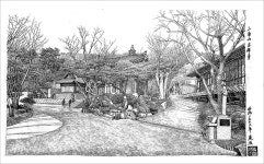[김유식의  펜화로 찾아가는 사찰기행]  서울 성북동 길상사