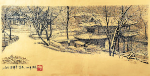 [김유식의  펜화로 찾아가는 사찰기행]  서울 성북동 길상사