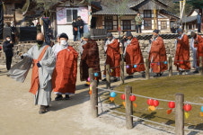 부안 내소사 석포리 당산제 거행