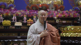 부산 홍법사, 불광산사 성운스님 추모법회