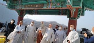 총무원장 진우스님, 개원 앞둔 종단직영 요양병원 현장점검