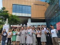 마음 놓고 일할 수 있게 조계사가 큰 울타리 되겠다