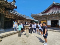 부산 해동고, 열암곡 마애부처님 참배