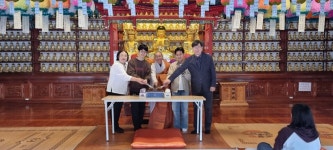 신한대 명상문화동아리, 의정부 대원사서 첫 정기법회