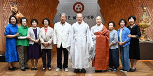 강화 화개사, 천년을 세우다 기금 1천만원 전달