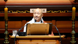 육군훈련소 호국연무사, 원로의원 동명대종사 계사로 수계법회