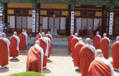 44년만에 청도 운문사 찾은 총무원장 진우스님