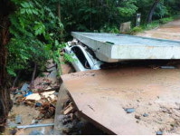 충청권 사찰 기록적 폭우에 피해 잇따라