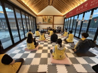 산사서 즐긴 명상과 상담