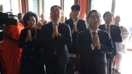 칠곡 극락사, 요사채 휴정사(休精舍) 낙성식 진행