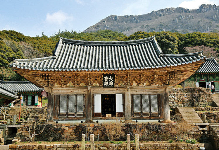 미황사 전경