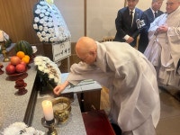 조계종 총무원장 진우스님, 정원주 중앙신도회장 부친 정창선 회장 조문