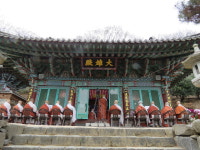 창원 우곡사, 대웅전 삼존불 점안식 봉행