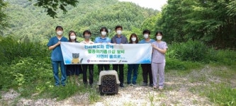 전북야생동물구조관리센터(전북대 운영), 멸종위기종 담비 치료 후 자연 품으로
