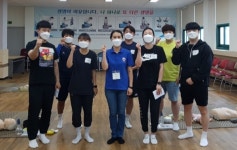 군산간호대, 사회적협동조합 드림허브군산에프에스 대상 심폐소생술 교육