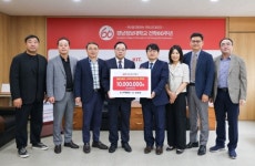 경남정보대 졸업생 창업기업 피티브로, 장학금 1천만원 기부