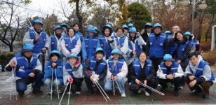 한세대 지역사회에서 ESG 플로깅 봉사활동 전개