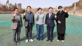 문승우 전북특별자치도의회 의장, 국립군산대 시민개방형 체육시설 조성공사 현장 방문