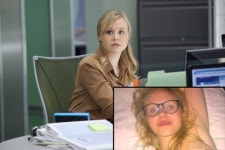 美 여배우 알리슨 필, 실수로 트위터에 상반신 노출 사진을 ‘헉’