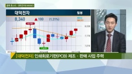 [머니몬스터] 차트가 좋다 대덕전자, 동일제강
