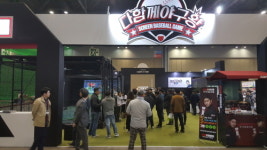 SBS 골프 박람회에 참가한 스크린야구 ‘다함께야구왕’, 체험 열기 커