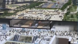 2023년 강남 영동대로, 땅 위는 대형광장·밑엔 지하도시