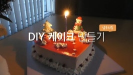 [암튼리뷰]세상에 단 하나뿐인 DIY 크리스마스 케이크 만들기