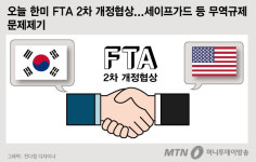 오늘 한미FTA 2차 개정협상…세이프가드 등 무역규제 문제 제기