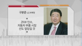 [비즈피플] 구본준 LG 부회장 ZKW 인수, 車 부품시장 선도 앞당길 것 외 3건