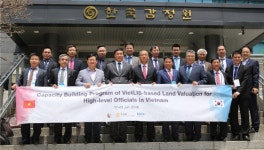 한국감정원, 베트남 토지행정 담당자 연수 실시