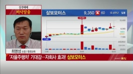 [최명성의 바닥탈출] 자율주행차 기대감… 자회사 효과! 삼보모터스